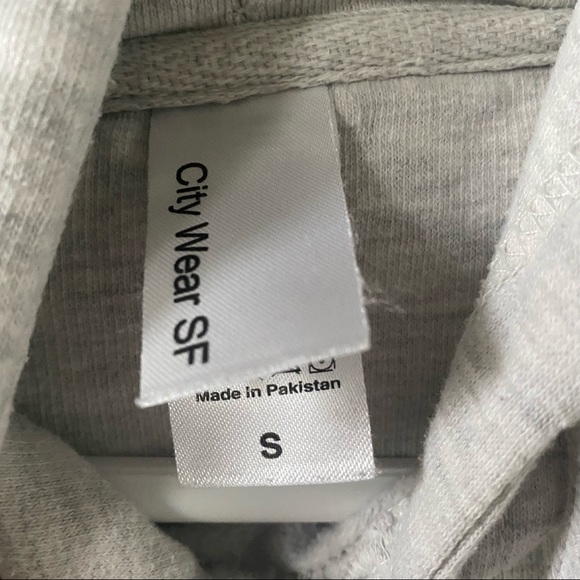 City Wear San Francisco Grey Hoodie Sweatshirt - Picture 3 of 3